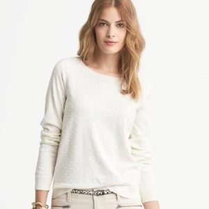 Banana Republic | Swiss Dot Cashmere Blend Sweater
